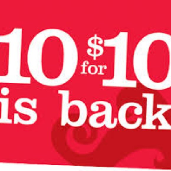 red dots are 2 for 1 dollar 10 5 DOLLAR ITEMS FOR 10 DOLLARS - Picture 1 of 1